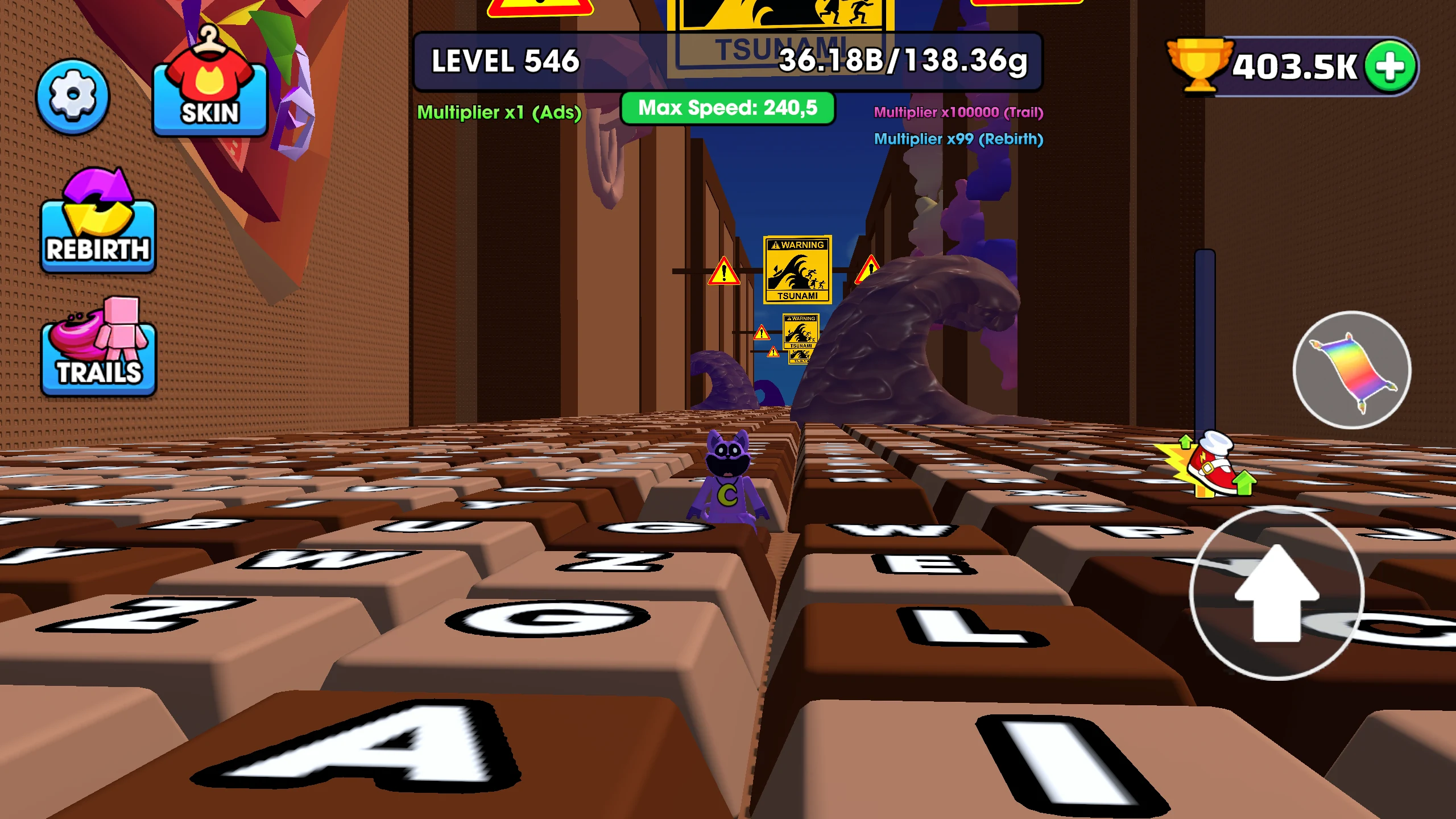Keyboard Escape: Speed Parkour screenshot
