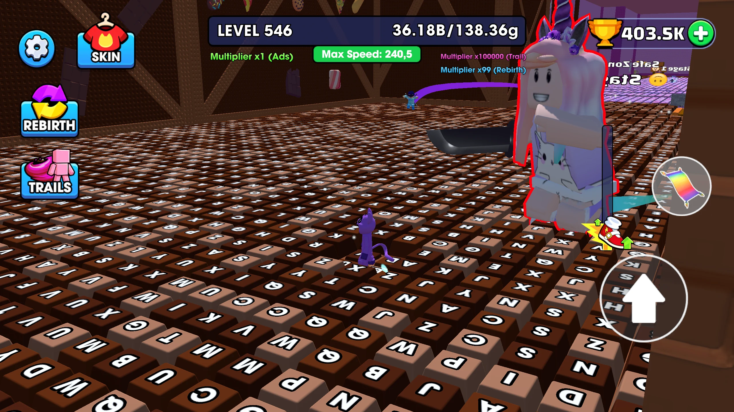 Keyboard Escape: Speed Parkour screenshot