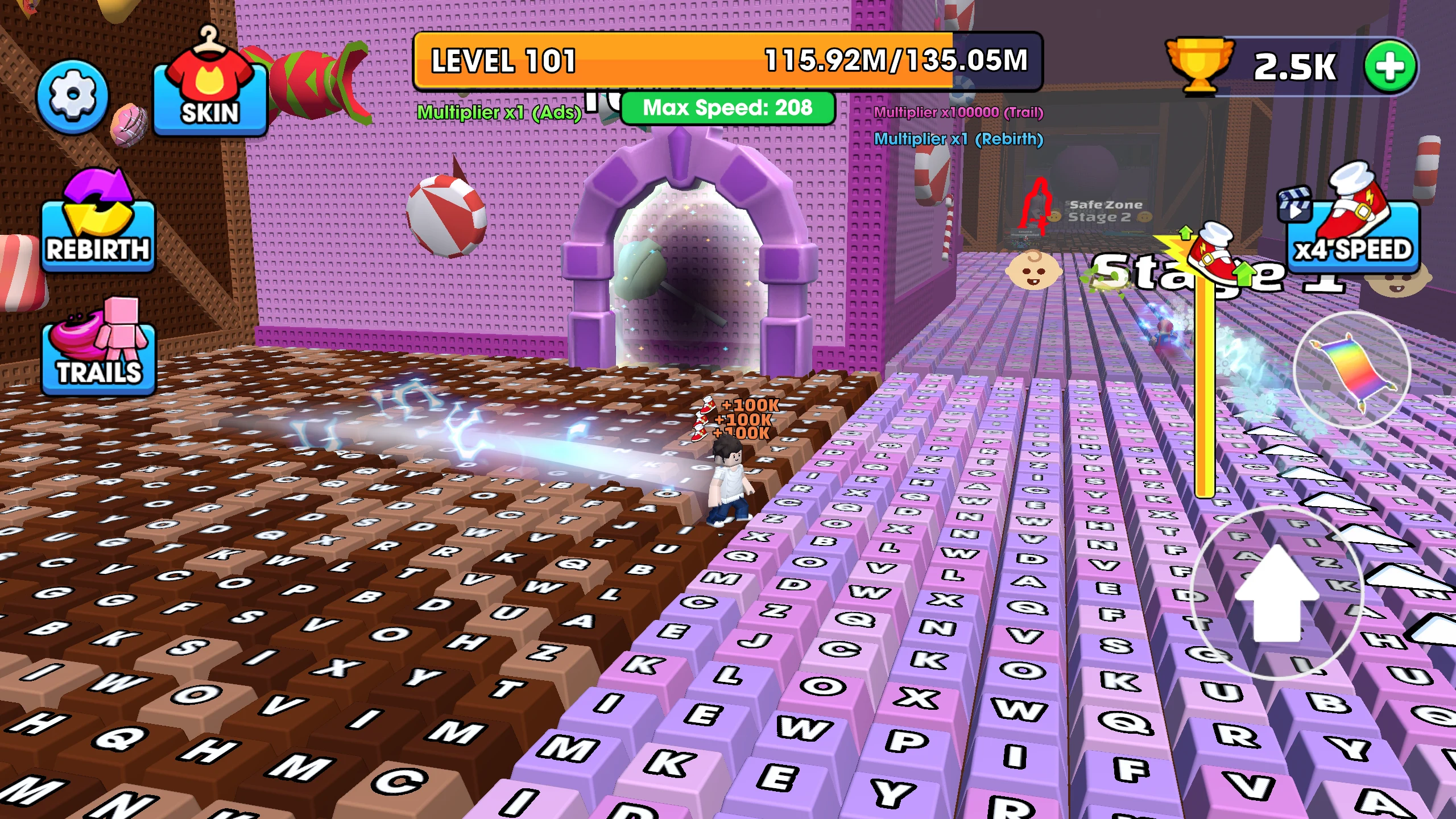 Keyboard Escape: Speed Parkour screenshot